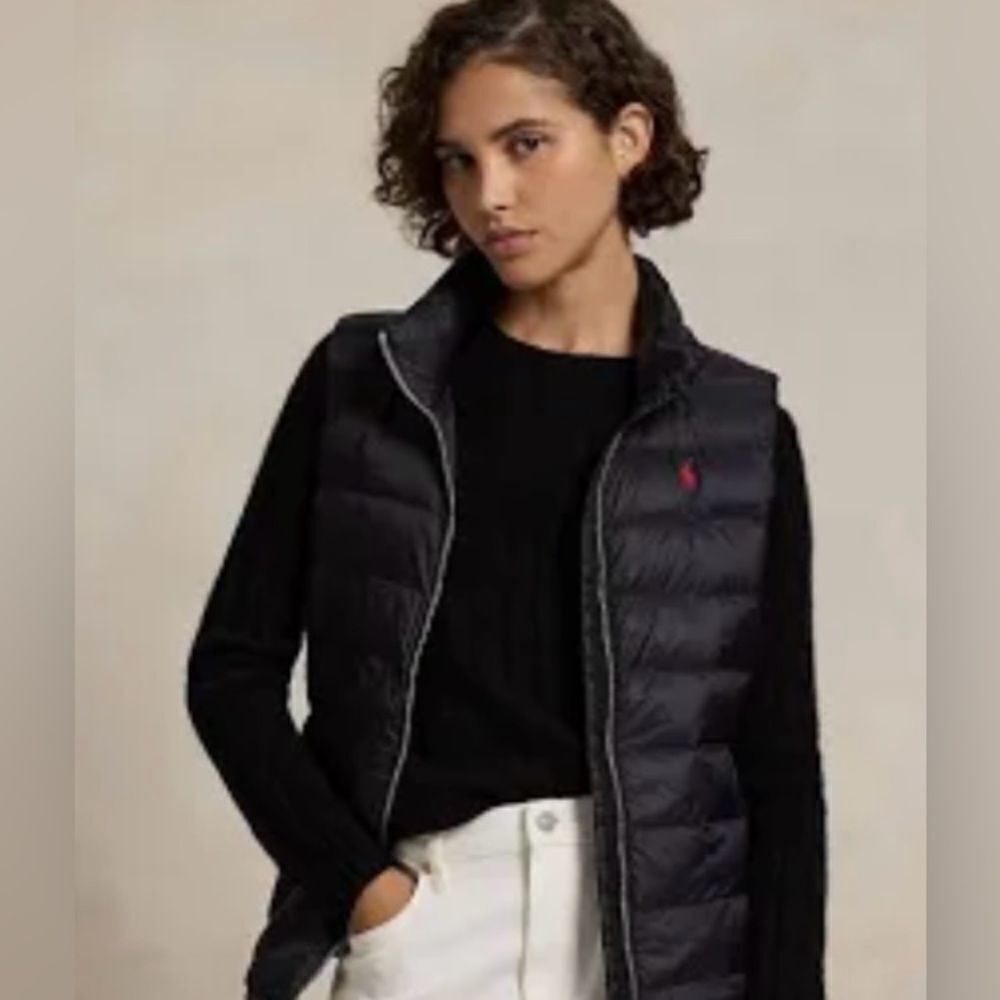 #156 RALPH LAUREN SPORT Navy Puffer Vest